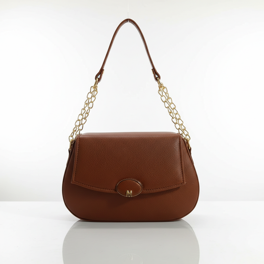 Pebble-Textured Hangbag