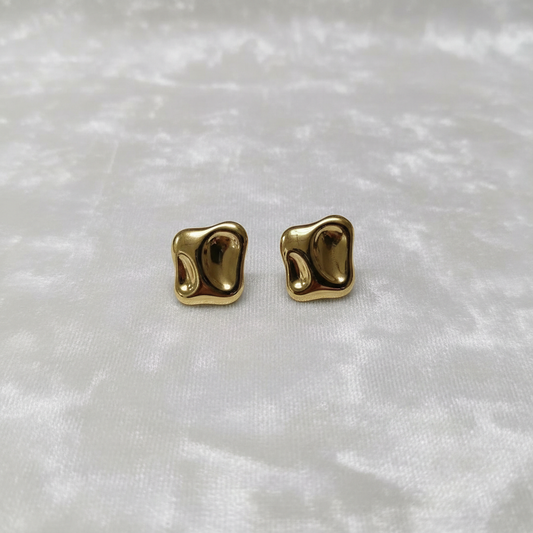 Chunky Stud Anti-Tarnish Earrings