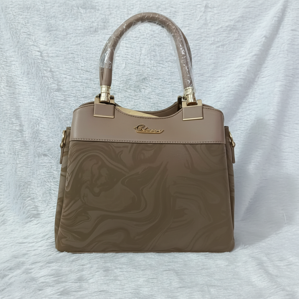 Marbled Pattern Handbag