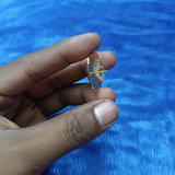 Square-Shaped Anti-Tarnish Stud