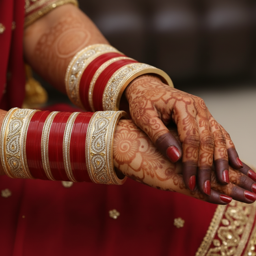 Traditional Indian bridal Bangles Set