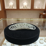 Silver-Colored 12 Bangles