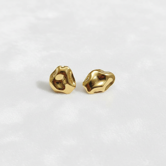 Abstractly Shaped Anti-Tarnish Earrings