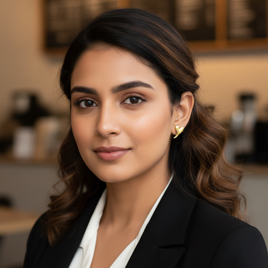 Heart-Shaped Anti-Tarnish Earrings