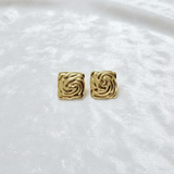 Swirl Anti-Tarnish Earring