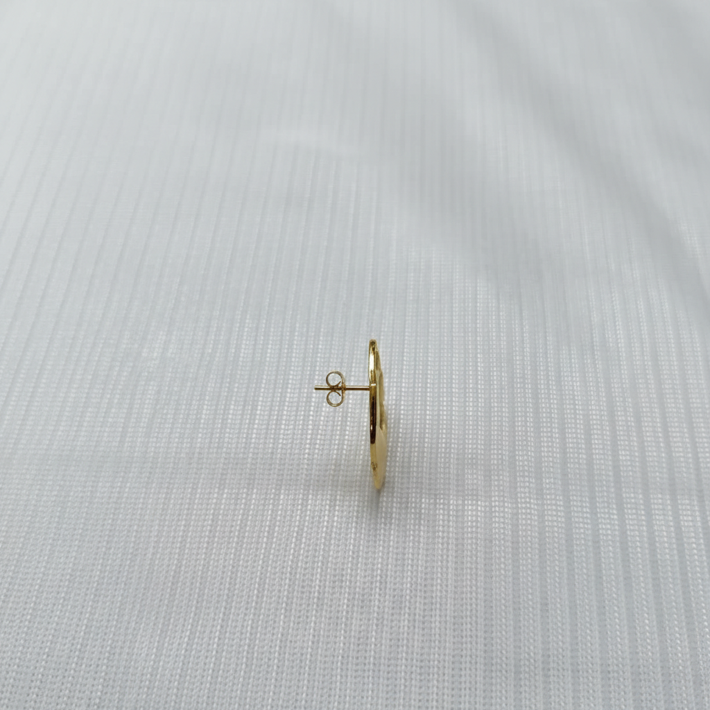 Spiral-Shaped Stud Earrings