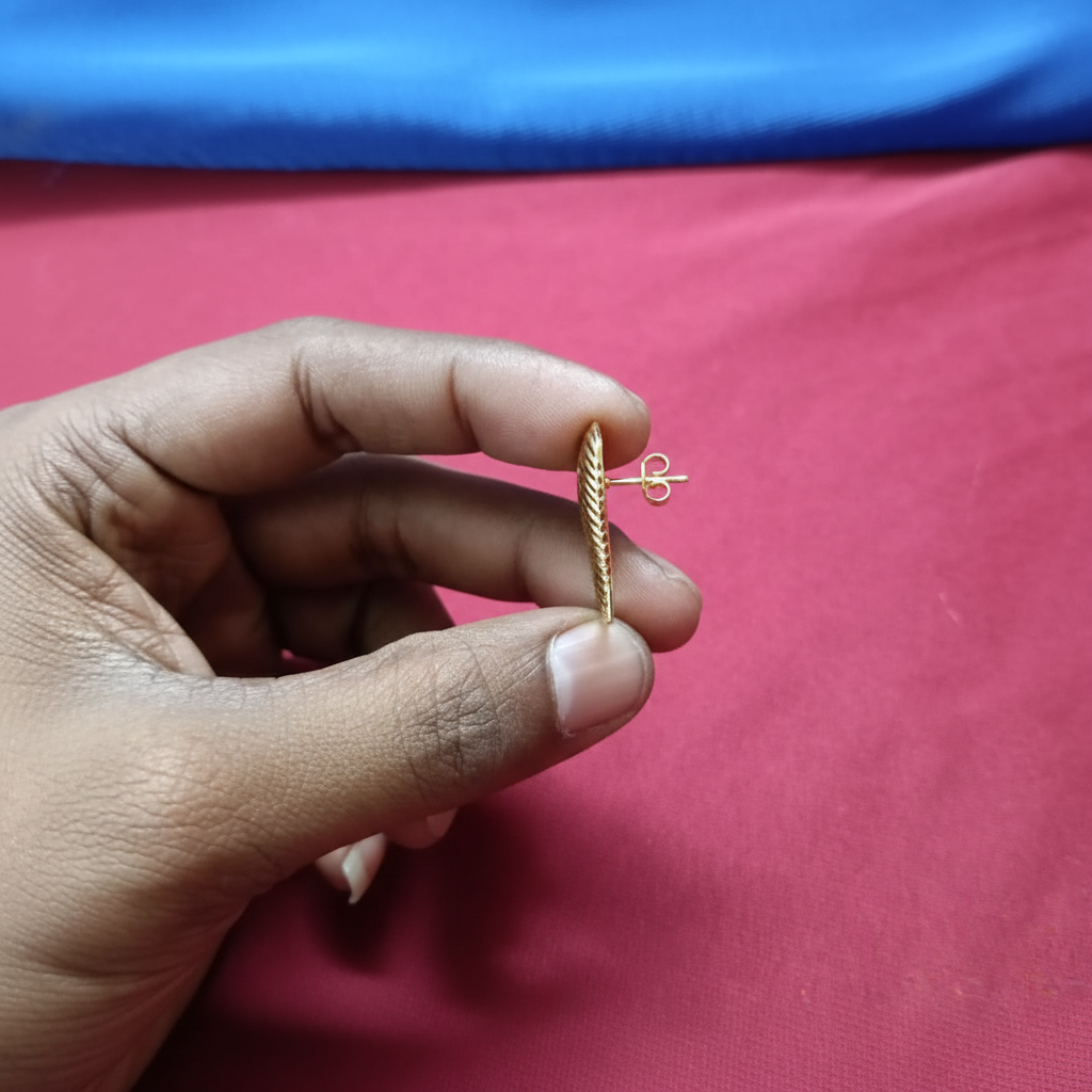 Flower Design Anti-Tarnish Earrings