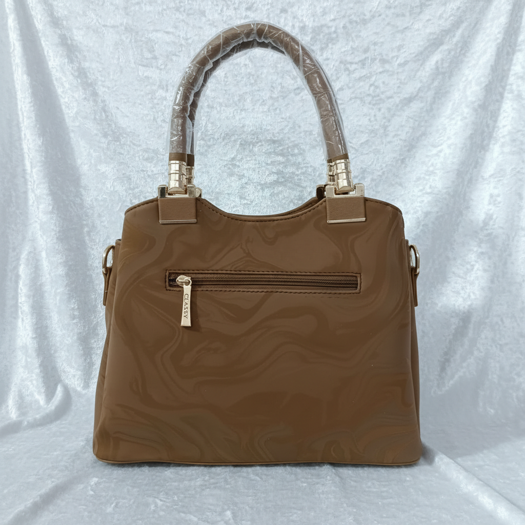 Marbled Pattern Handbag