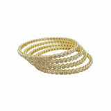 Gold-Toned Brass Bangles