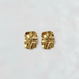 Crumpled Anti-Tarnish earrings