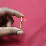 Wavy-Textured Anti Tarnish Earrings