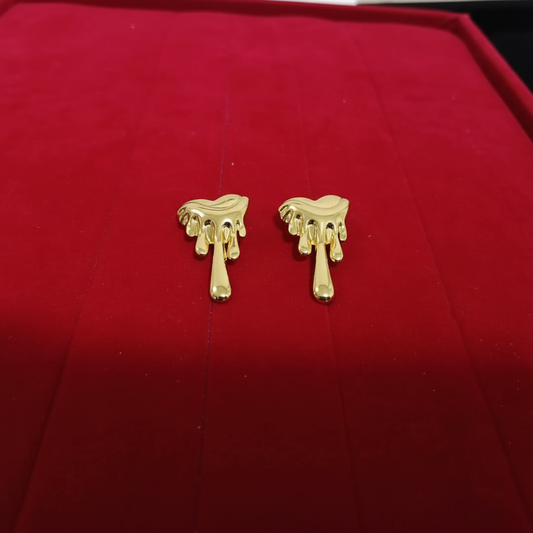 Melting Liquid Effect Anti-Tarnish Earring