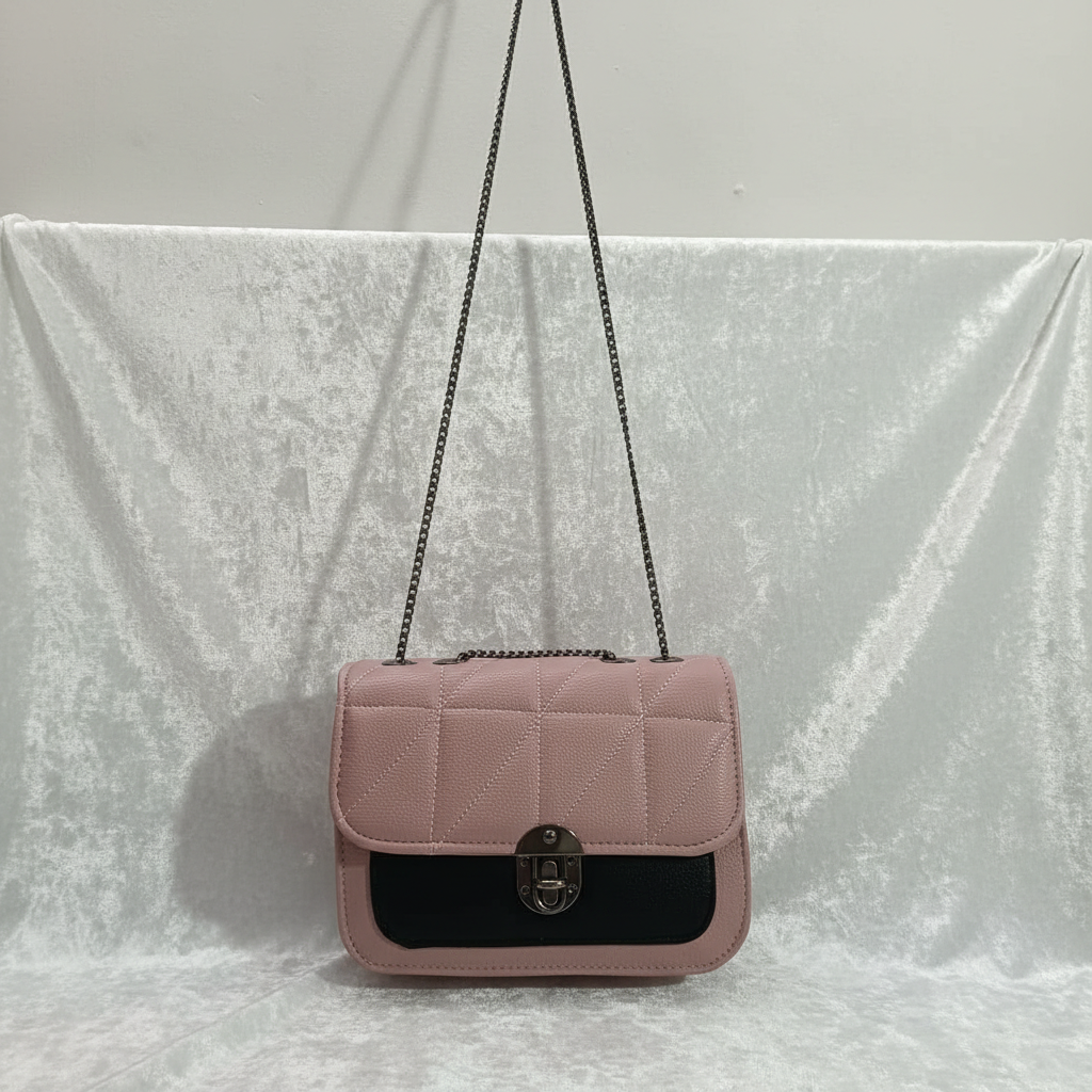 Two-Tone Shoulder Bag