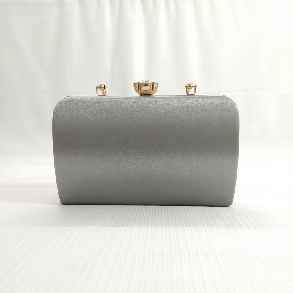 Criss-Cross Pattern Clutch Bag