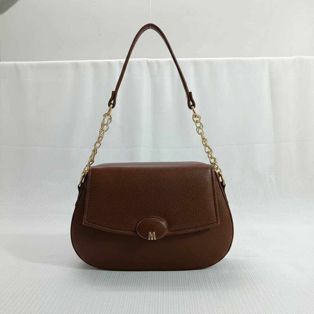 Pebble-Textured Hangbag