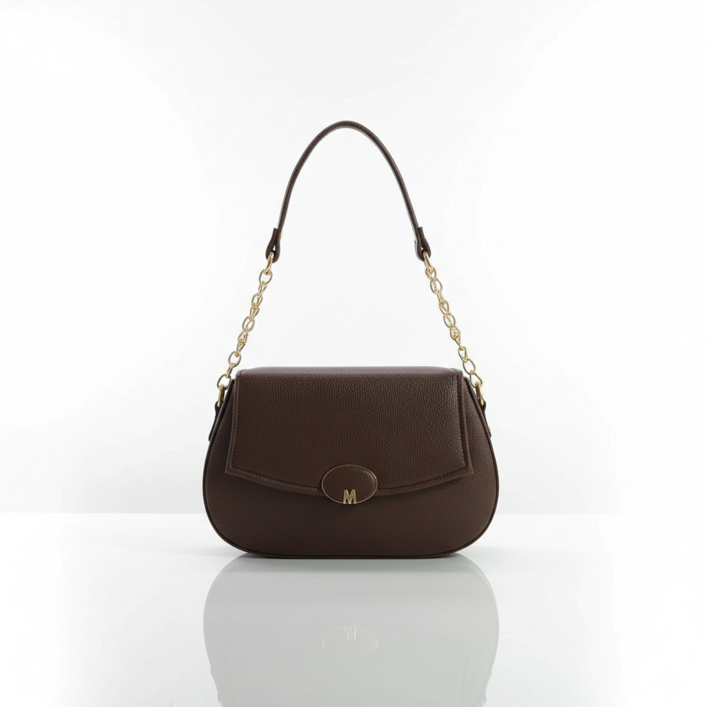 Pebble-Textured Hangbag