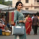 Two-Toned Stylish handbag