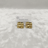 Rectangular Anti-Tarnish Stud Earrings