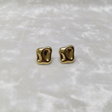 Chunky Stud Anti-Tarnish Earrings