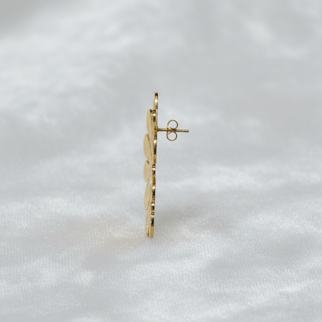 Tiered Flower Earrings