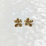 Flower Design Anti-Tarnish Earrings