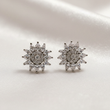 Premium Silver-Toned Stud Earrings
