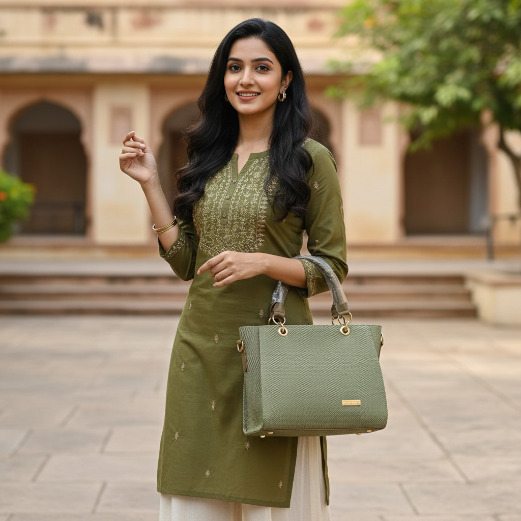 Textured Pattern Handbags