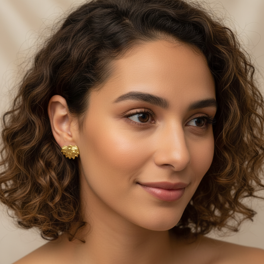 Leaf Shaped Anti-Tarnish Earrings