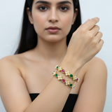 Four Gold-Toned Bangles