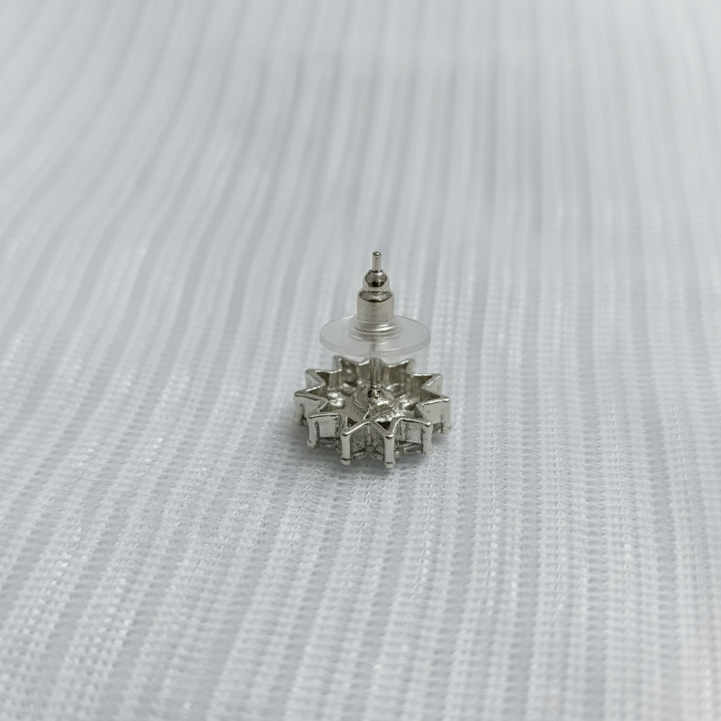 Premium Silver-Toned Stud Earrings