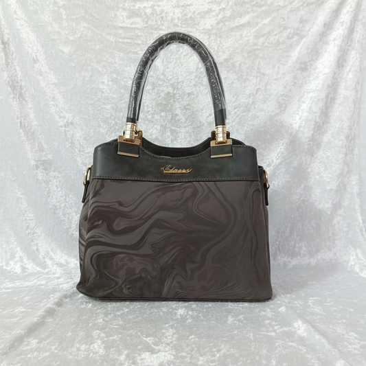 Marbled Pattern Handbag