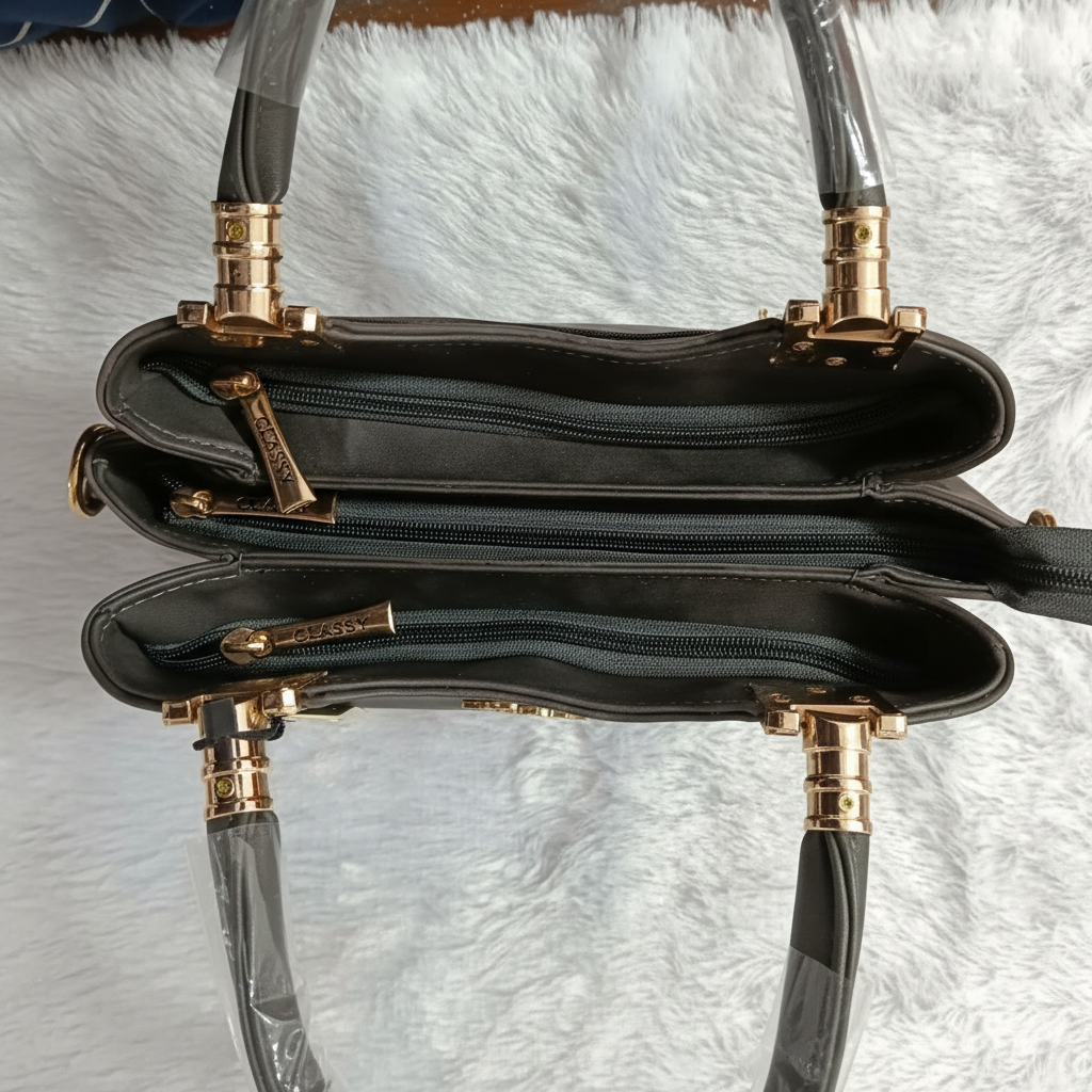 Marbled Pattern Handbag