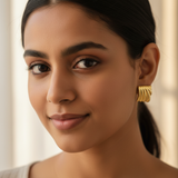 Seashell-Shaped Anti-Tarnish Earrings