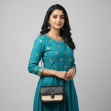 Two-Tone Shoulder Bag